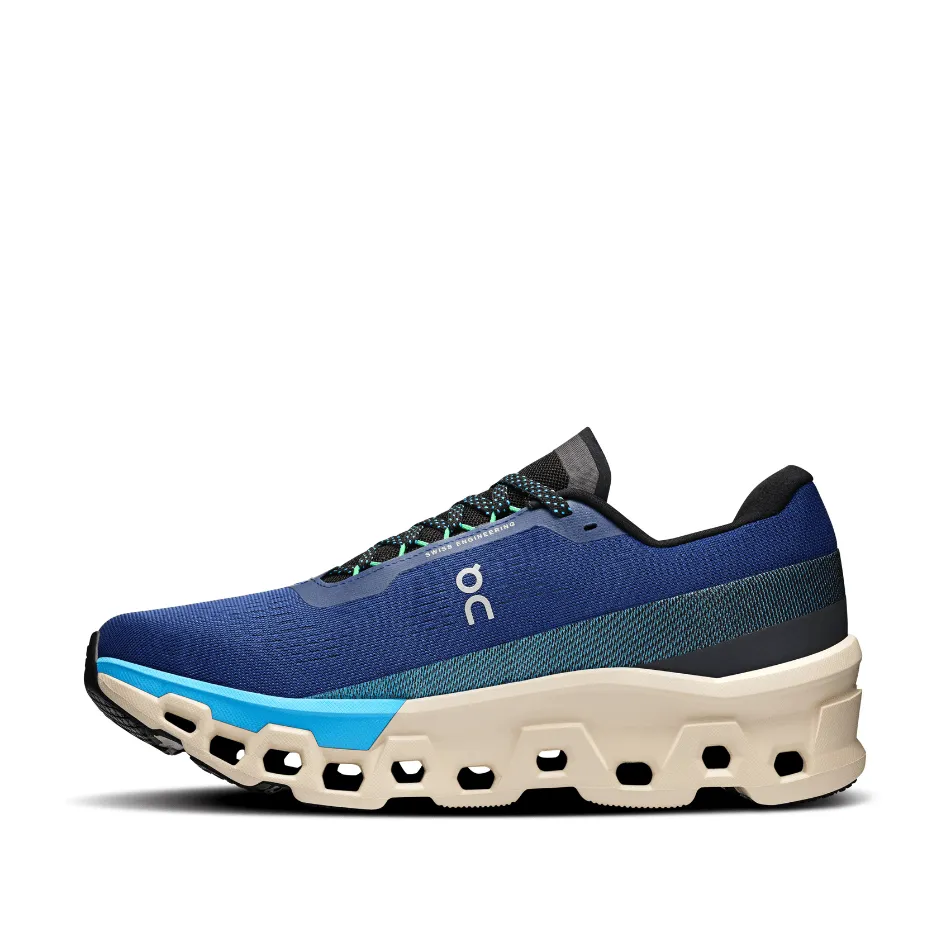 On Men's Cloudmonster 2 Running Shoes in Tempest/Horizon SS25
