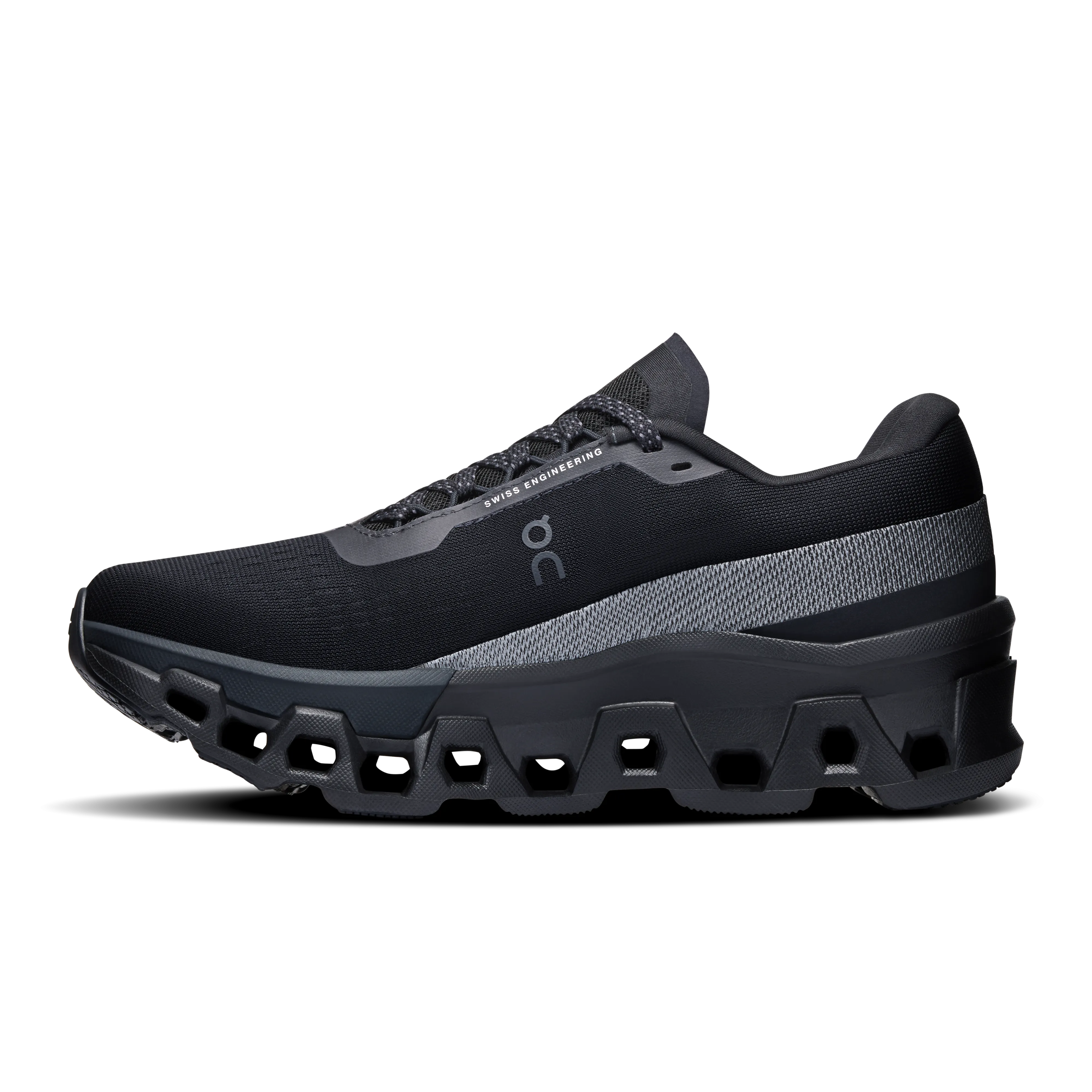 On Running Women's Cloudmonster 2 Shoes - Black / Eclipse