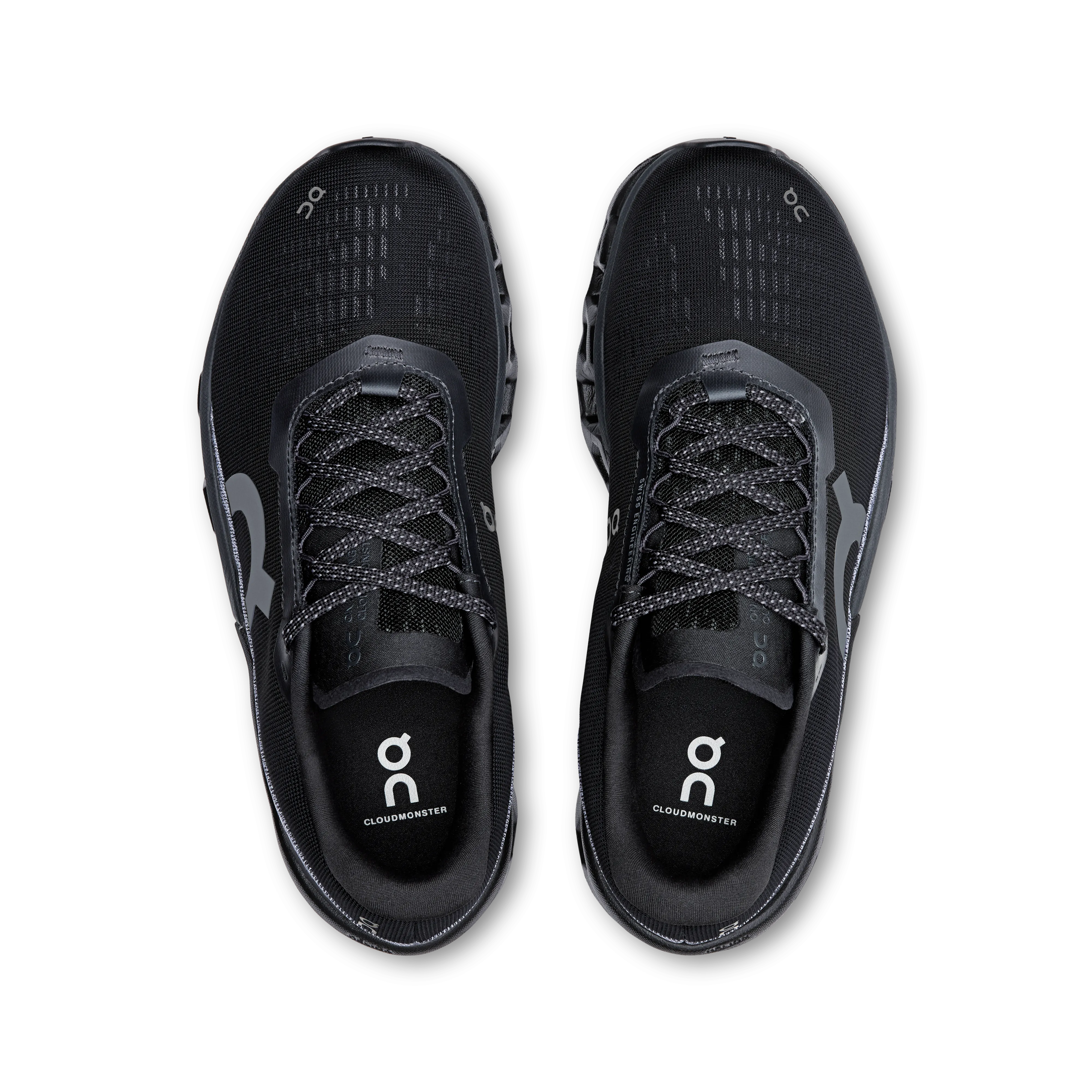 On Running Women's Cloudmonster 2 Shoes - Black / Eclipse