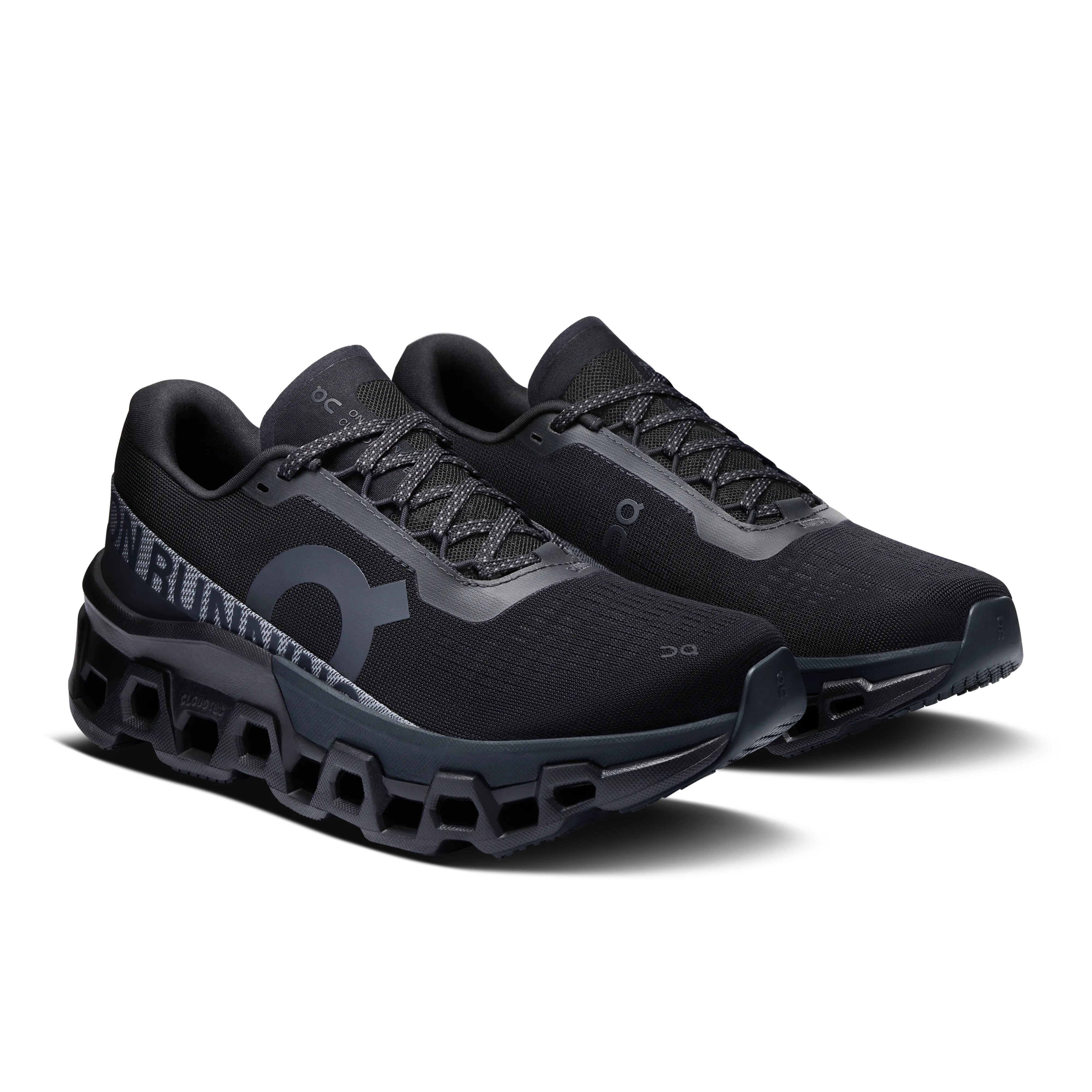 On Running Women's Cloudmonster 2 Shoes - Black / Eclipse