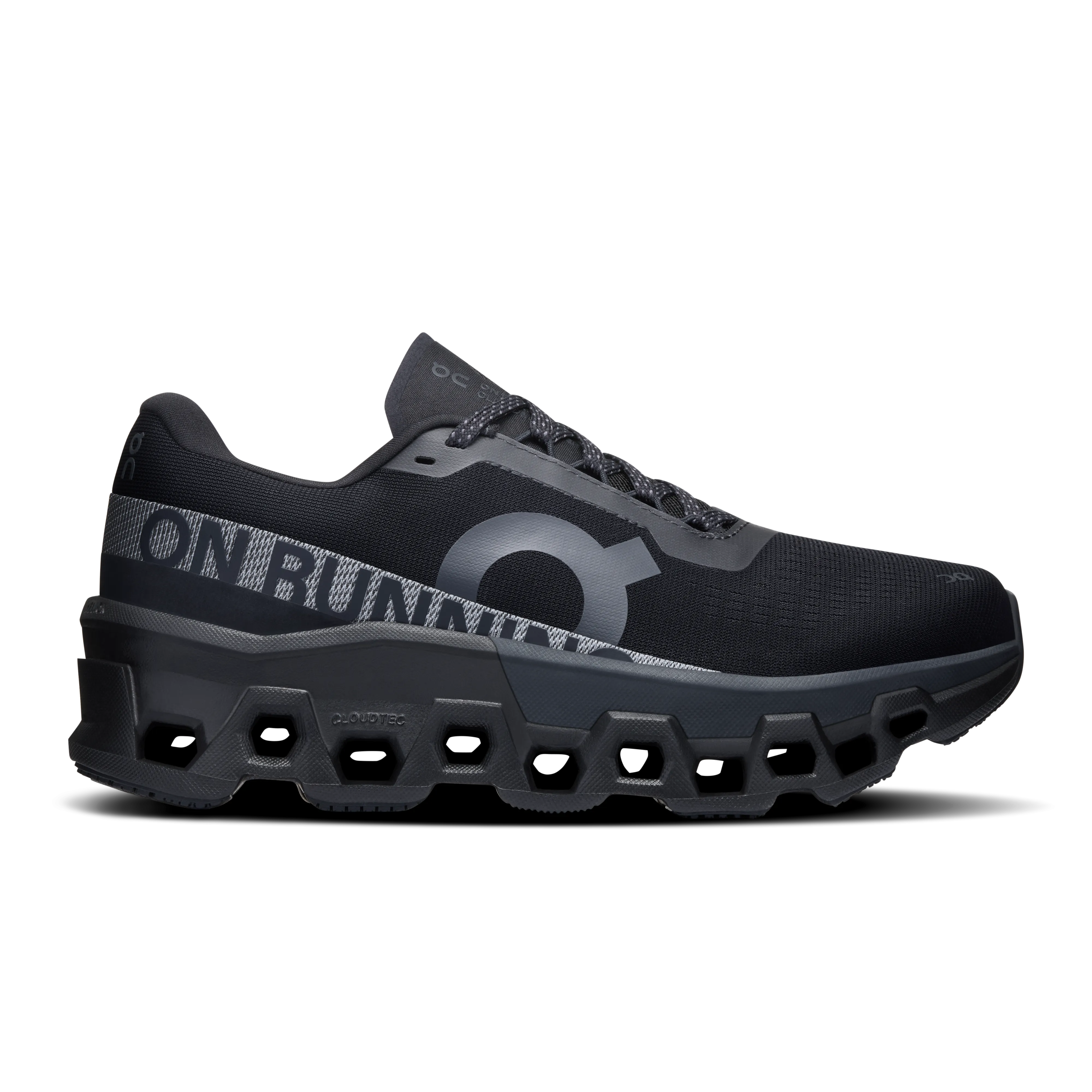 On Running Women's Cloudmonster 2 Shoes - Black / Eclipse
