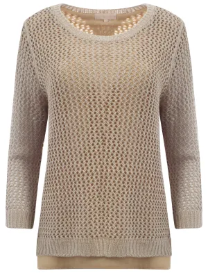 Plum Tree Sylvia Caramel Jumper