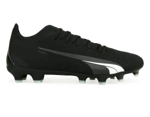 PUMA Men's Ultra Match FG/AG Black/White