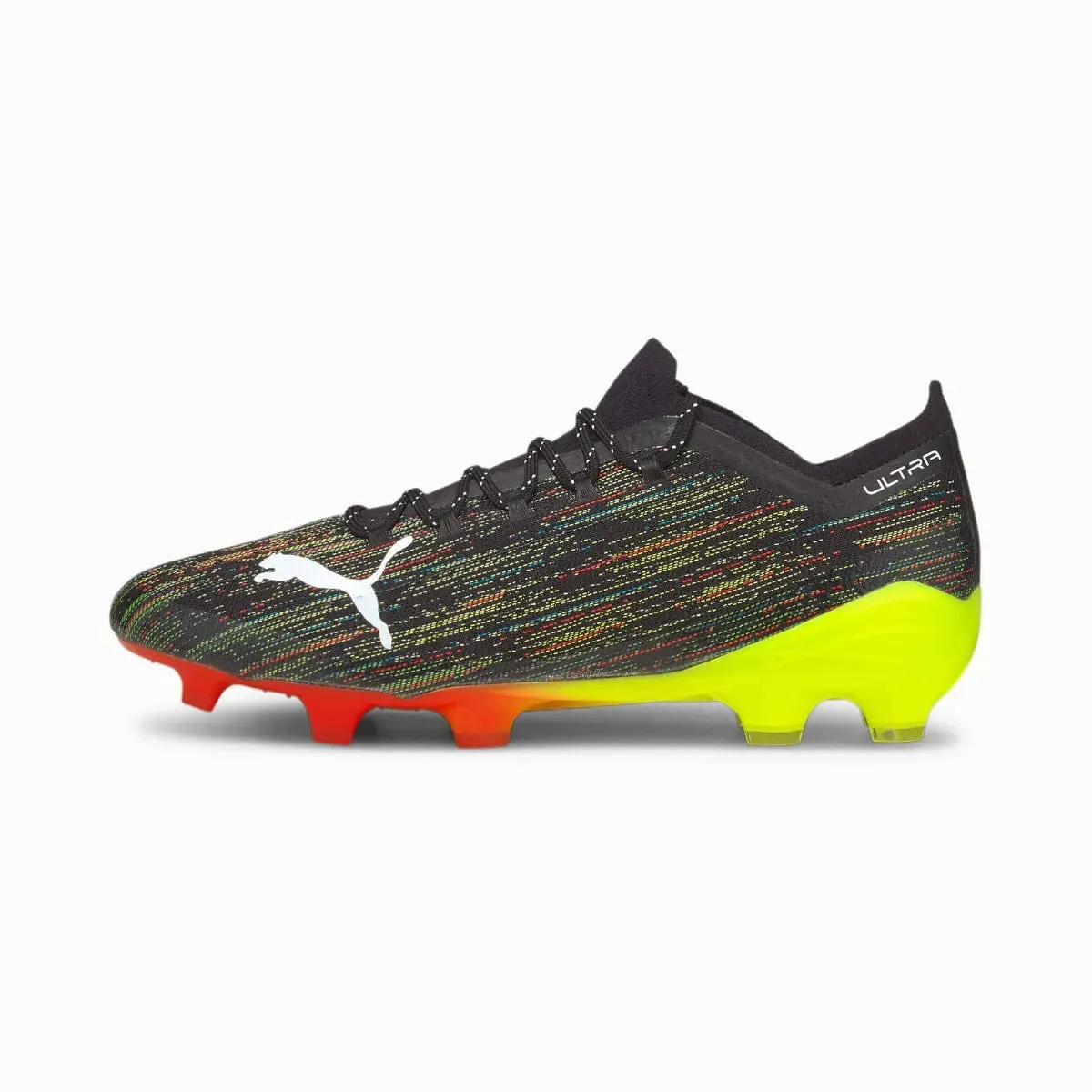 Puma Ultra 1.2 FG-AG - Black-White-Yellow Alert