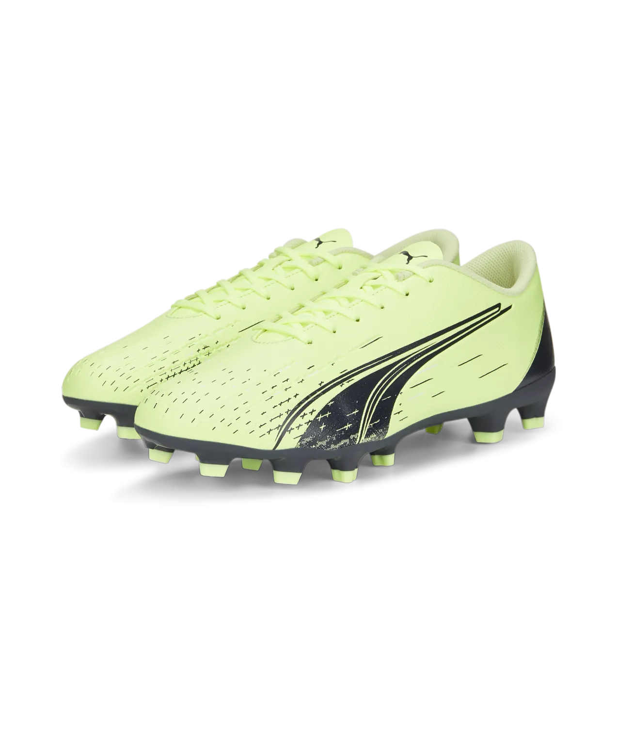 Puma Ultra Play FG/AG Soccer Cleats 106907 01  FIZZY LIGHT-PARISIAN NIGHT-BLUE GLIMMER