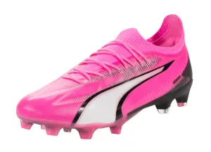 PUMA Ultra Ultimate FG/AG Adult Soccer Cleats 107744 01  PINK/BLACK