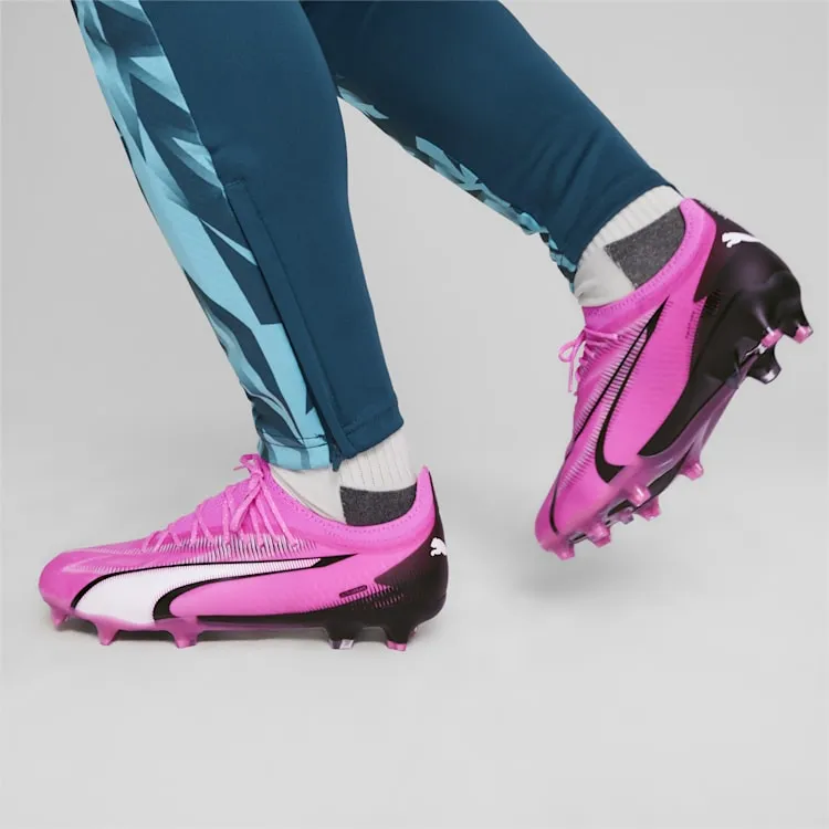 PUMA Ultra Ultimate FG/AG Adult Soccer Cleats 107744 01  PINK/BLACK