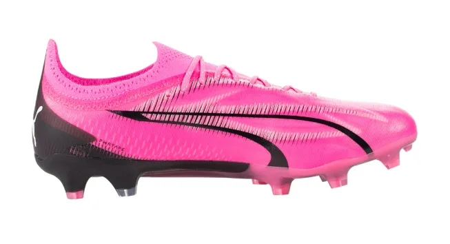 PUMA Ultra Ultimate FG/AG Adult Soccer Cleats 107744 01  PINK/BLACK