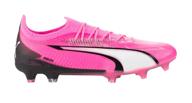 PUMA Ultra Ultimate FG/AG Adult Soccer Cleats 107744 01  PINK/BLACK