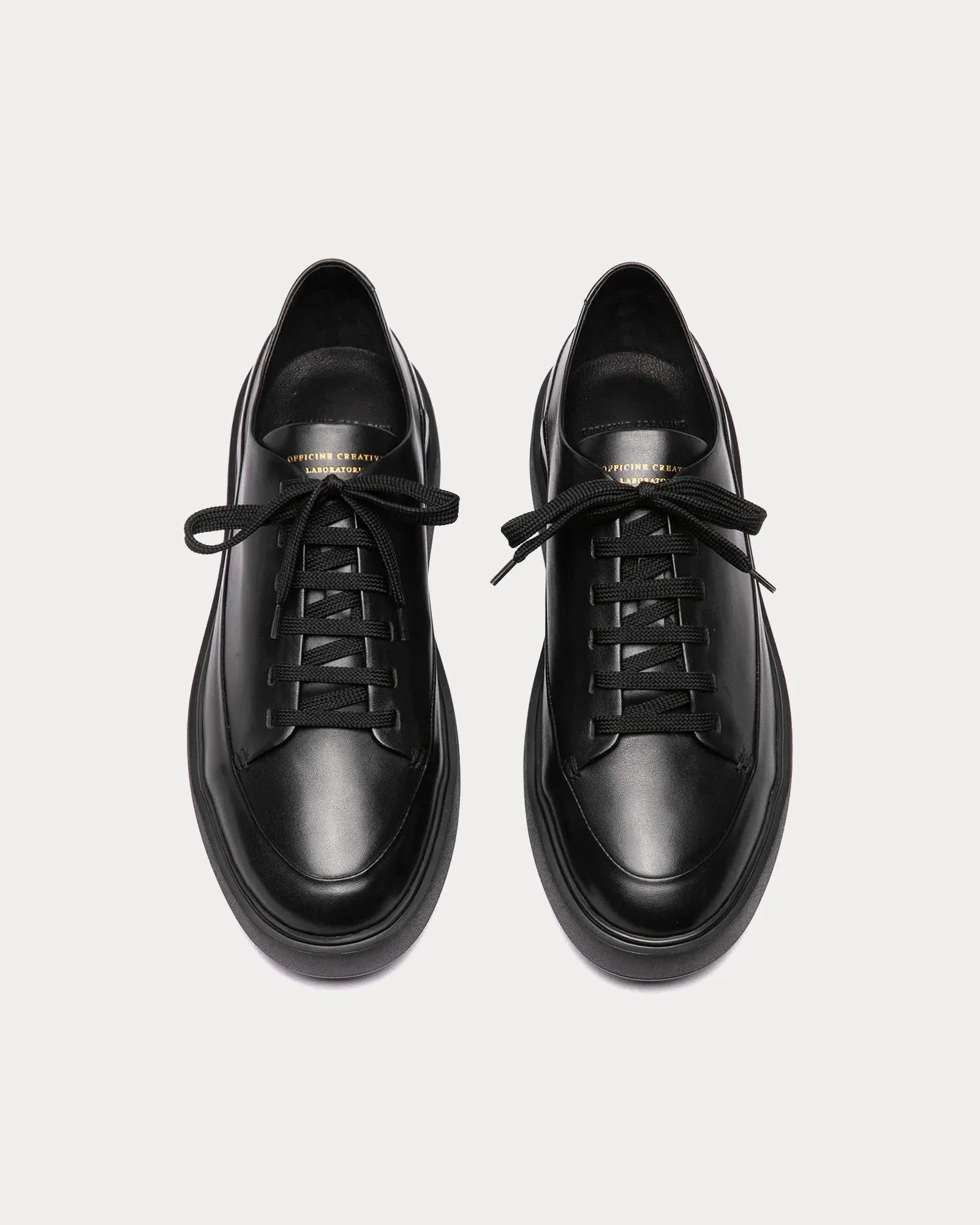 Release Leather Black Low Top Sneakers