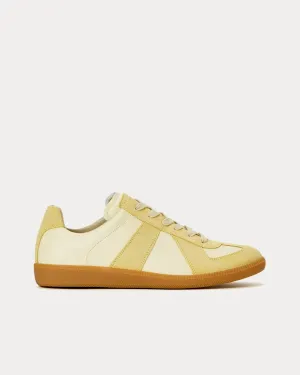 Replica Leather Lemon Low Top Sneakers