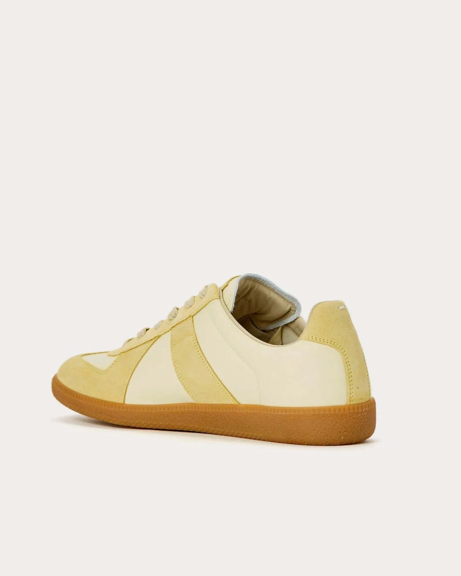 Replica Leather Lemon Low Top Sneakers