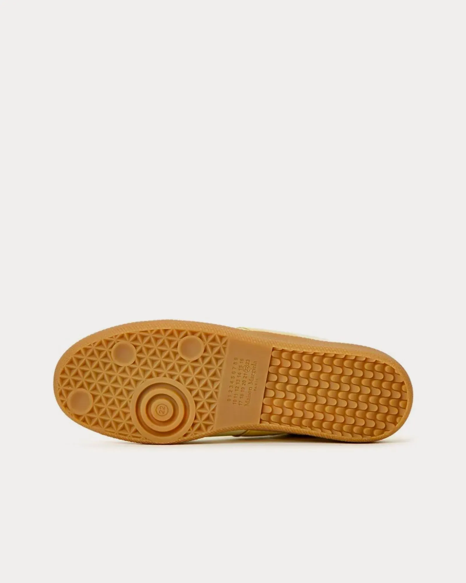Replica Leather Lemon Low Top Sneakers