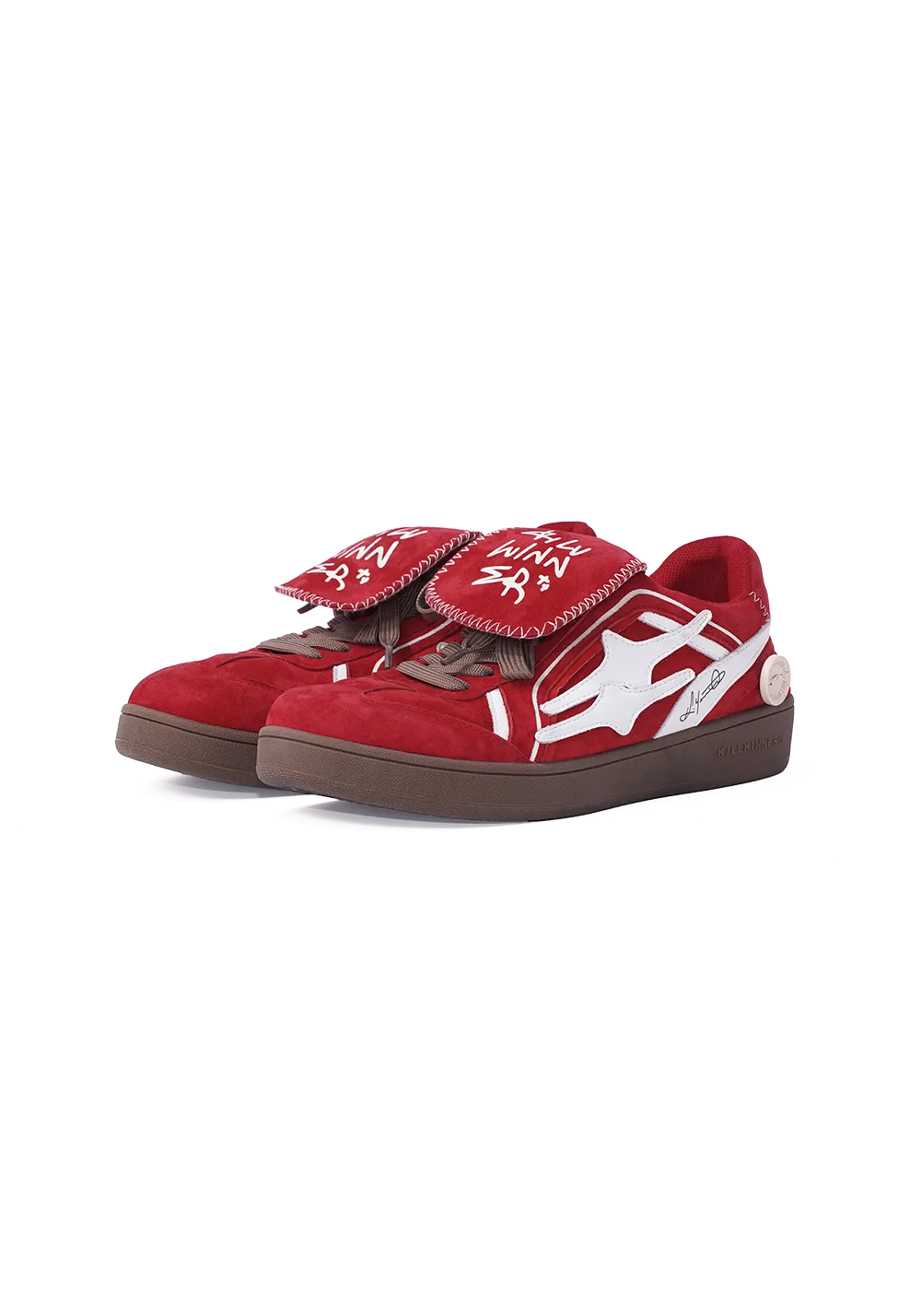 Retro Training Sneaker-Red Velvet
