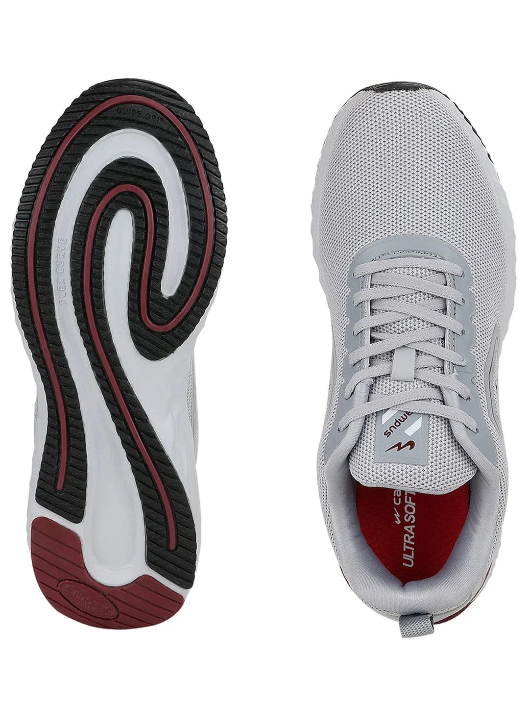 RUN Grey Men's Running Shoes