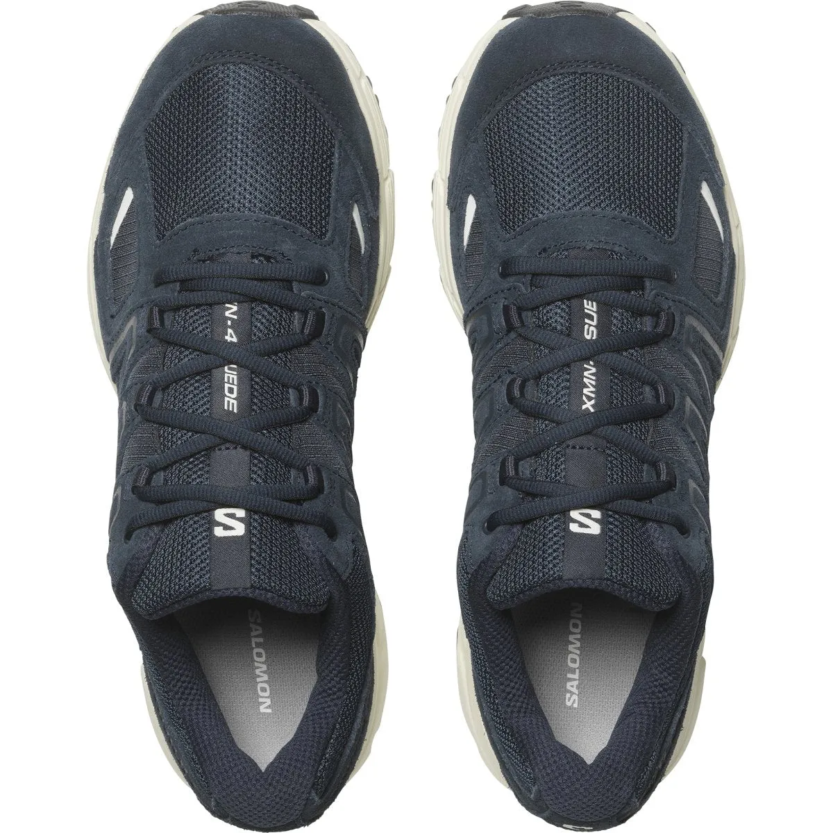 Salomon X-MISSION 4 SUEDE Carbon/Vanilla Ice/Aloe Wash sneakers