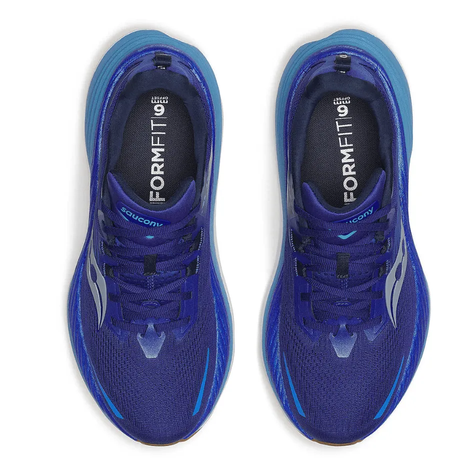 Saucony Men's Hurricane 24 Running Shoes in Azurite
