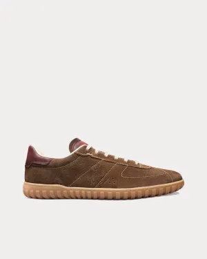 Scritto Suede Khaki Low Top Sneakers