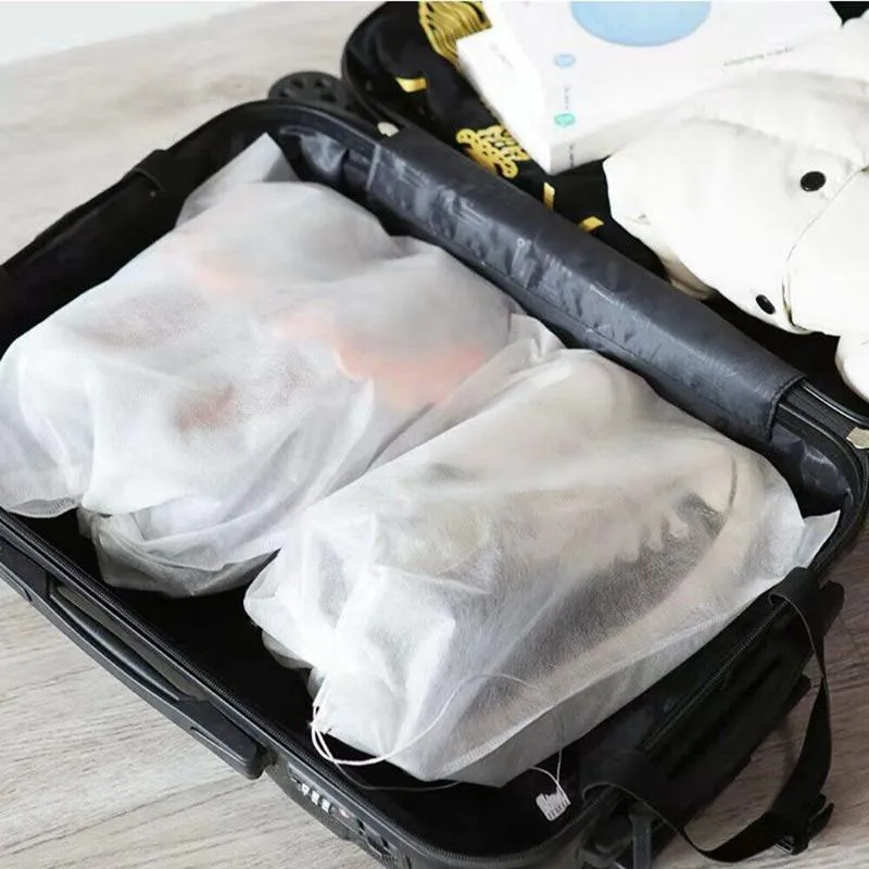 Shoe Dust Covers Storage Bags White 200PCS