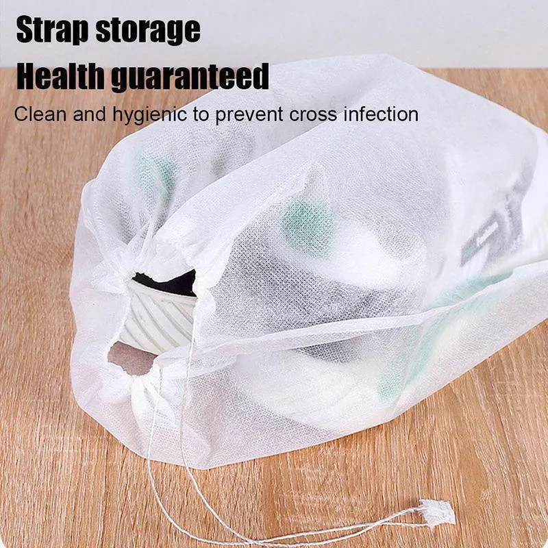 Shoe Dust Covers Storage Bags White 200PCS