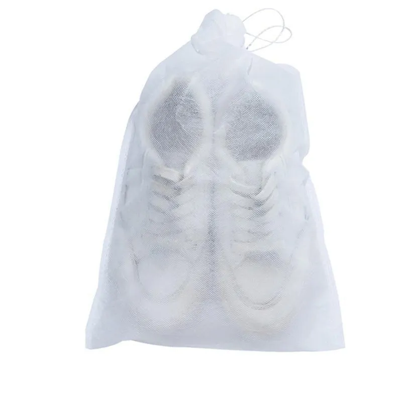 Shoe Dust Covers Storage Bags White 200PCS