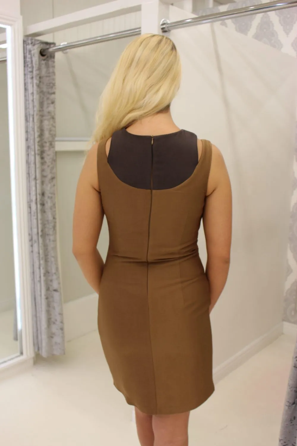 Tan Mini Dress