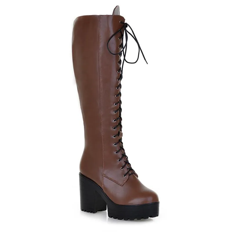 Victorian Black Lace Up Boots