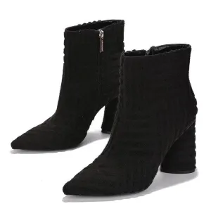 Women’s Heeled Boots – Pointed Toe, High Heel Fashion