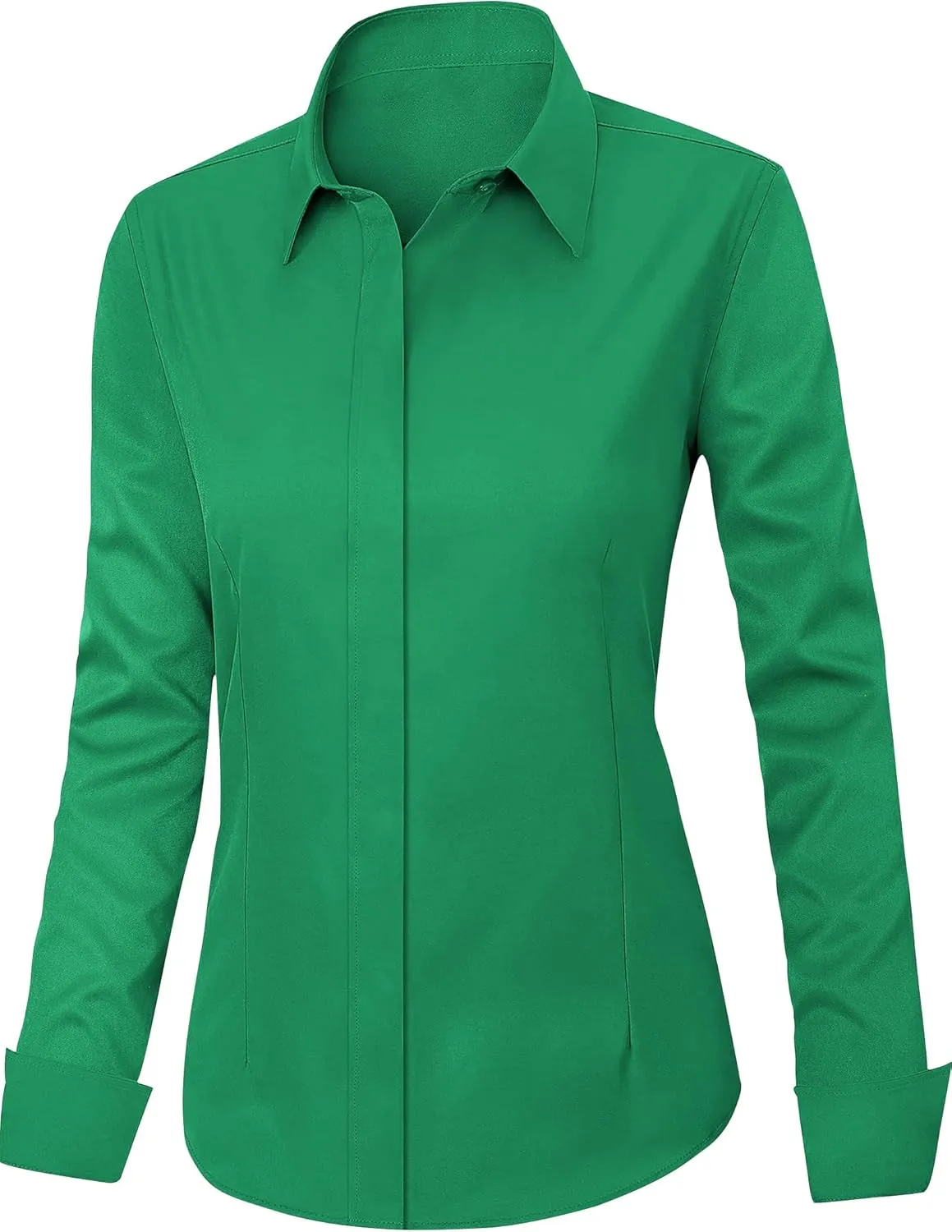 Zeagoo Women's Button Down Shirts Classic Fit Dress Shirt