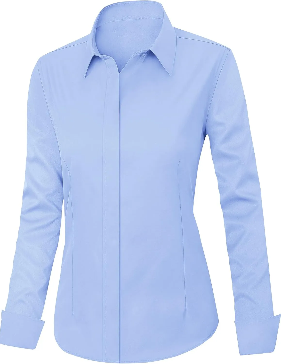 Zeagoo Women's Button Down Shirts Classic Fit Dress Shirt