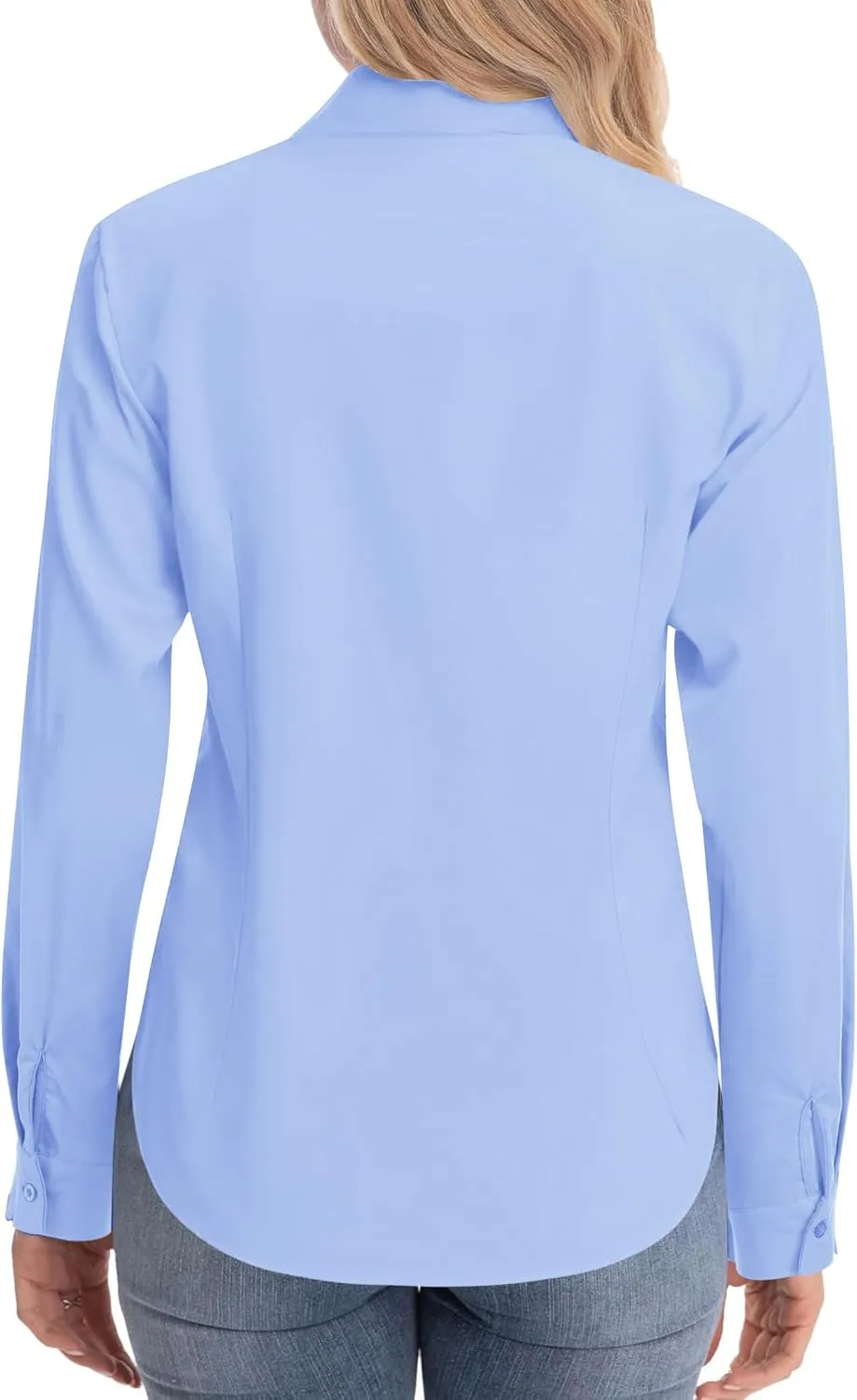 Zeagoo Women's Button Down Shirts Classic Fit Dress Shirt