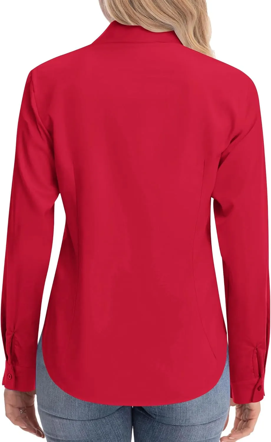 Zeagoo Women's Button Down Shirts Classic Fit Dress Shirt