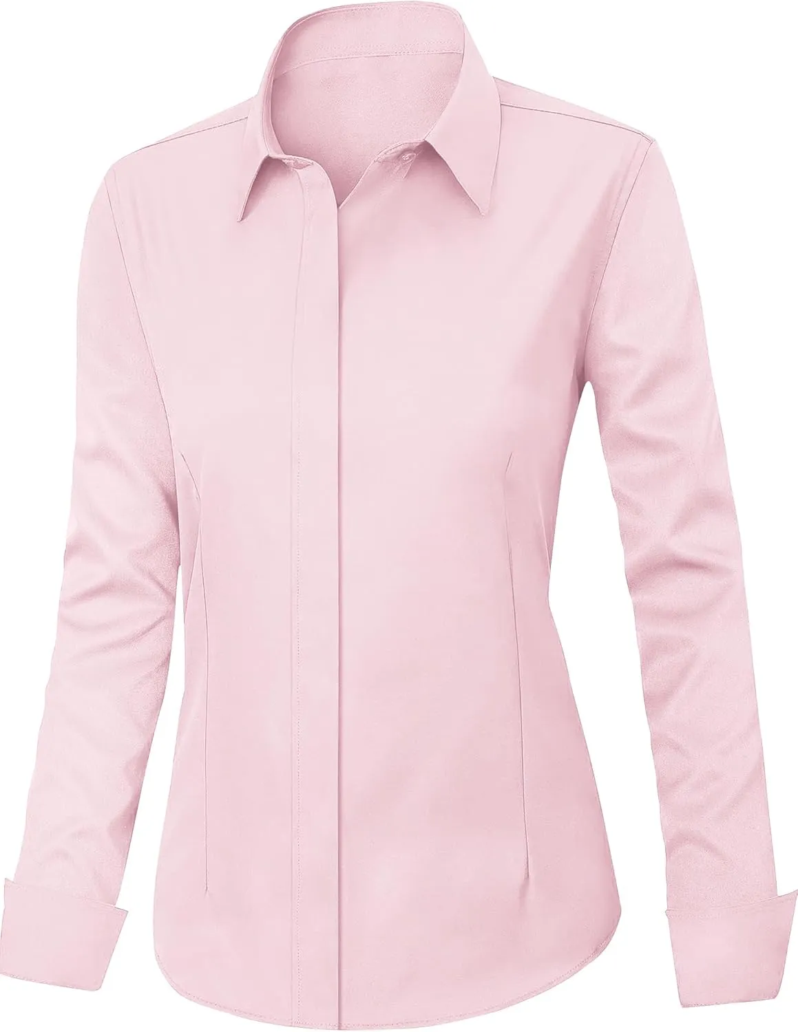 Zeagoo Women's Button Down Shirts Classic Fit Dress Shirt