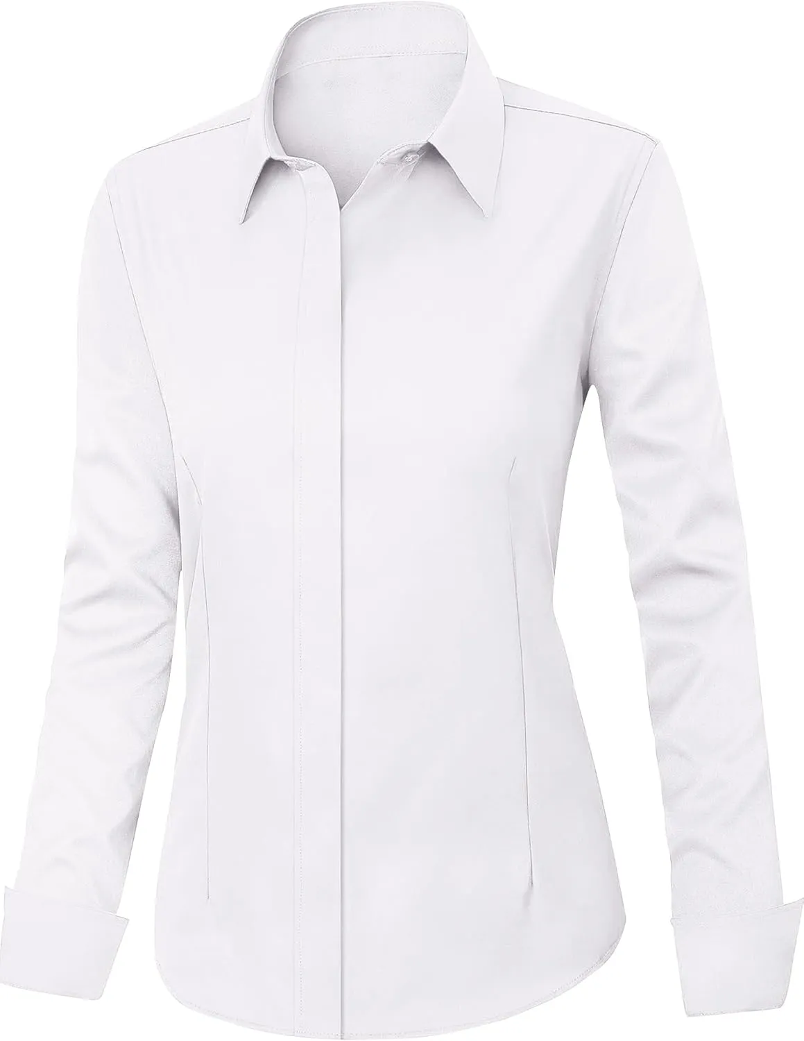 Zeagoo Women's Button Down Shirts Classic Fit Dress Shirt