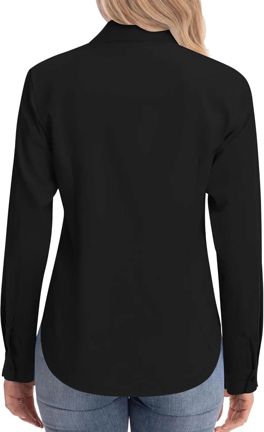 Zeagoo Women's Button Down Shirts Classic Fit Dress Shirt