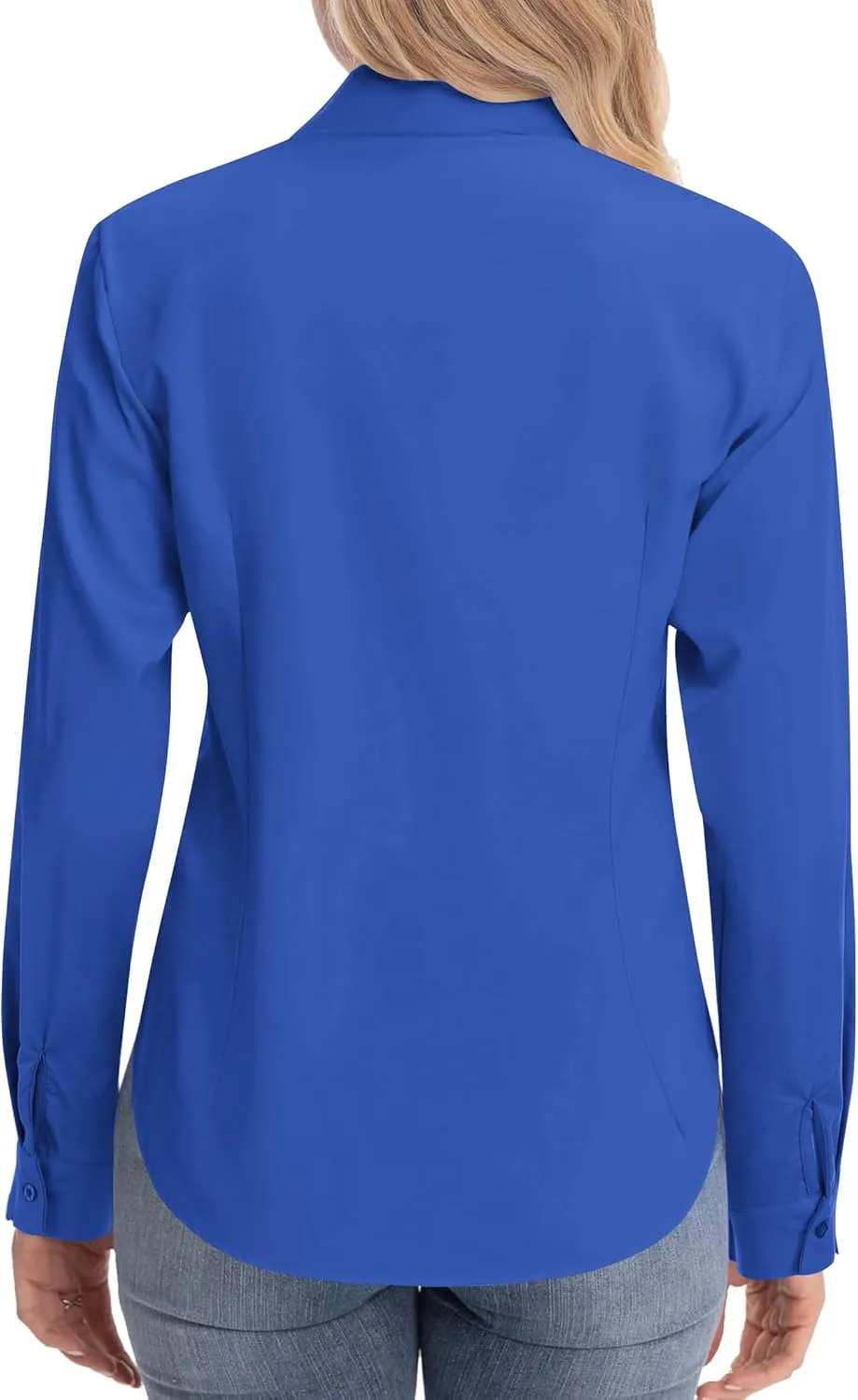 Zeagoo Women's Button Down Shirts Classic Fit Dress Shirt