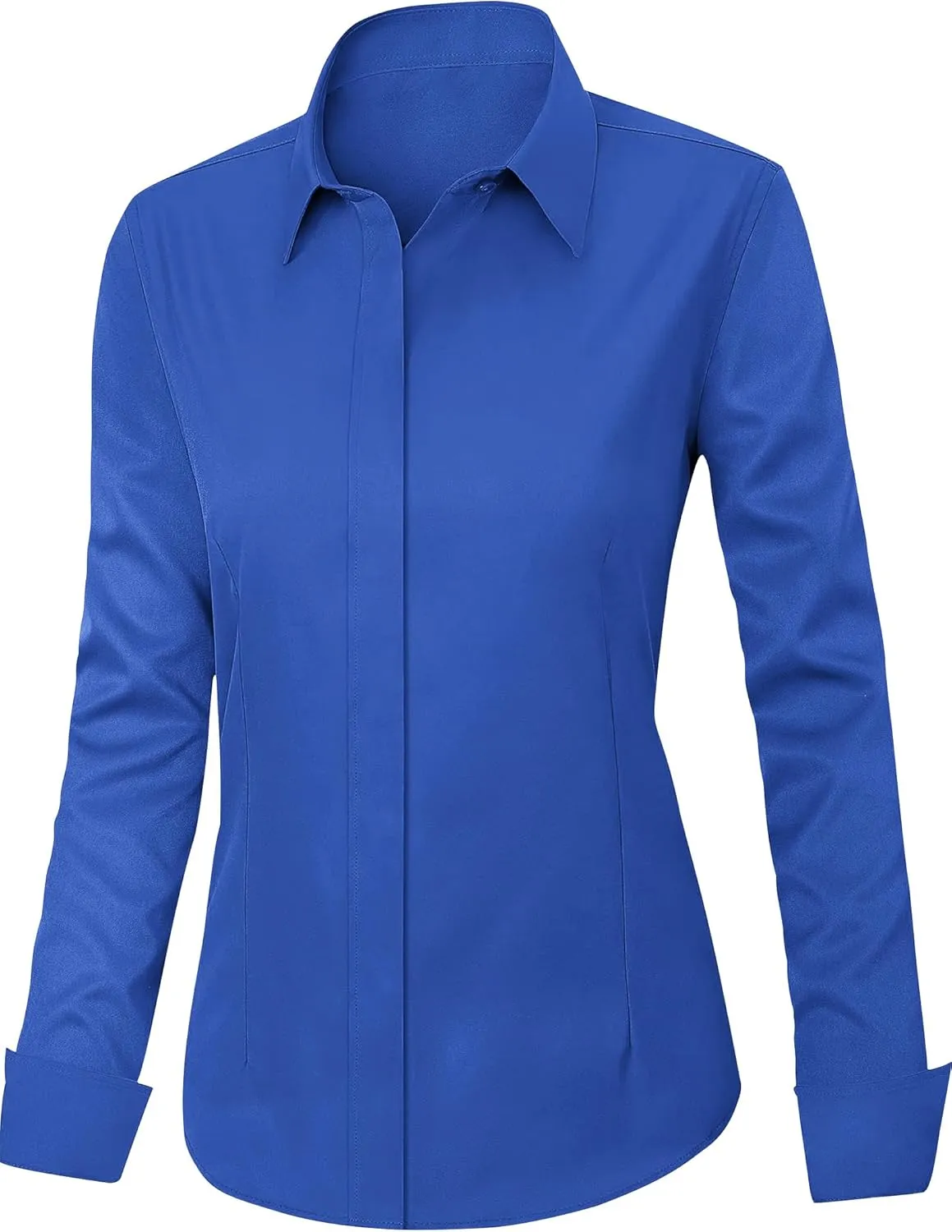 Zeagoo Women's Button Down Shirts Classic Fit Dress Shirt