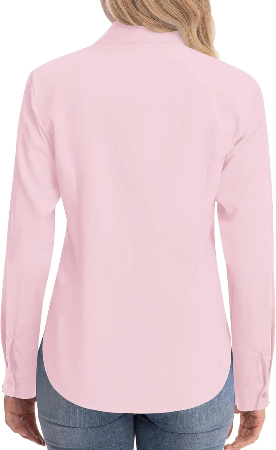 Zeagoo Women's Button Down Shirts Classic Fit Dress Shirt