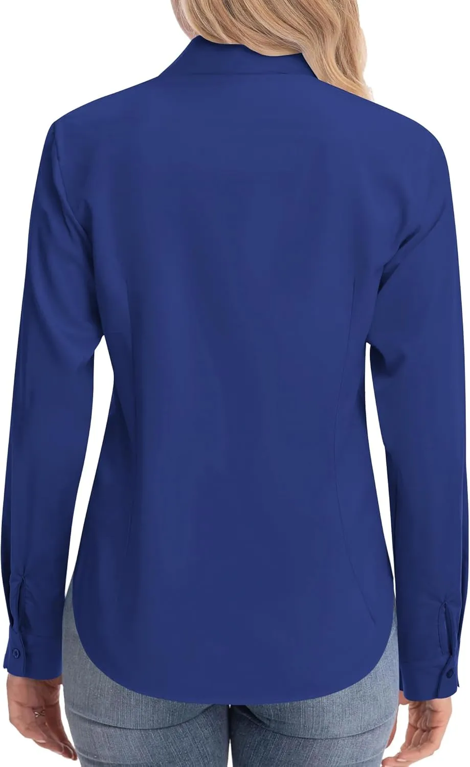 Zeagoo Women's Button Down Shirts Classic Fit Dress Shirt