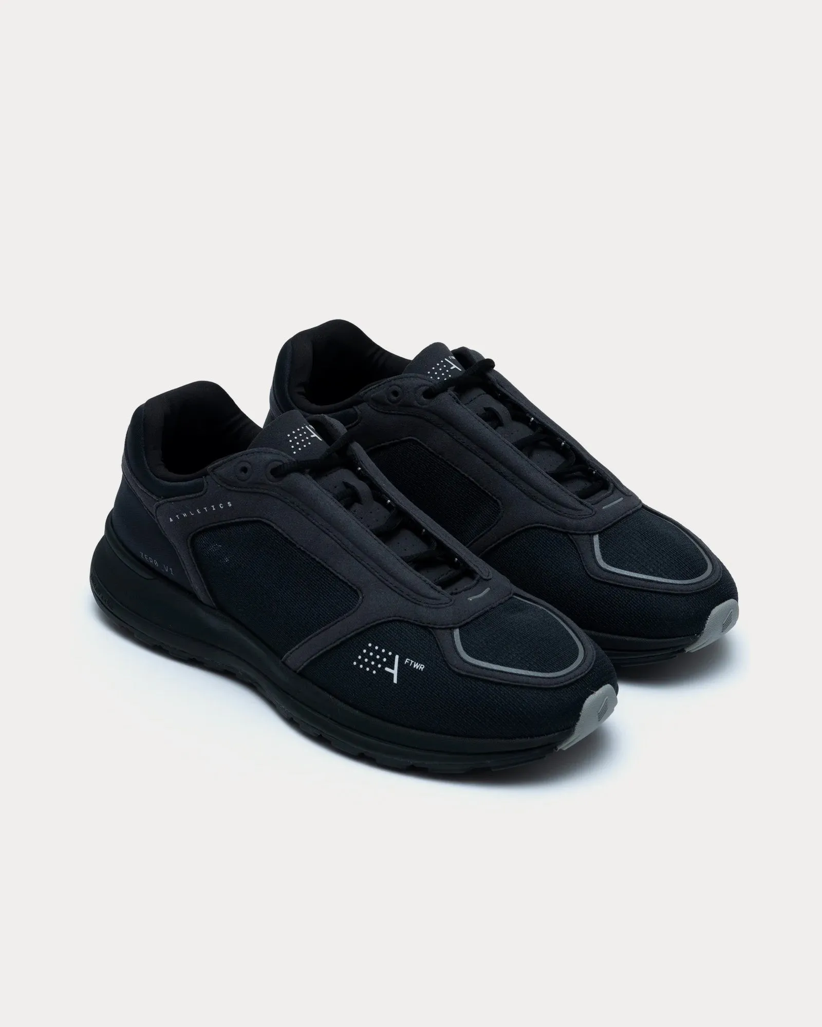 Zero V1 Jet Black Low Top Sneakers