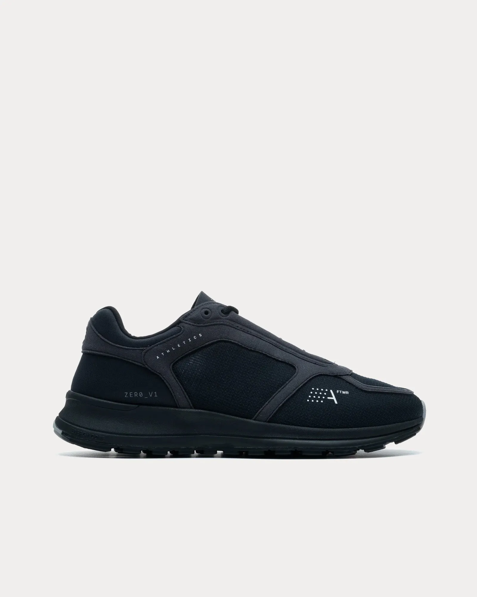 Zero V1 Jet Black Low Top Sneakers