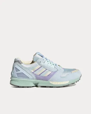 ZX 8000 Sky Tint / Cream White / Clear Grey Low Top Sneakers